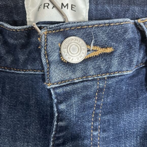 Frame Denim Le Crop Aspire Raw After Mini Bootcut Jean 31 Raw Hem Women - Picture 9 of 12